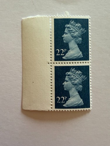 Stamp error flaw 22p - error, or
