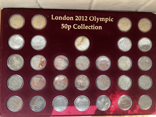 Olympics 50p full coin set - olympics,