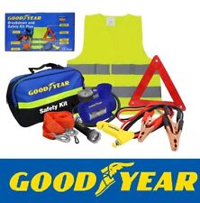 Goodyear Car Breakdown & Safety Kit Plus Emergency Jump Leads Warning Triangle