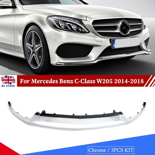3pcs chrome front bumper lower - 3pcs,