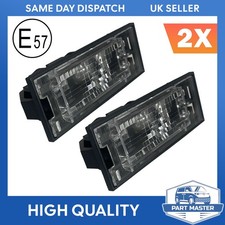 Rear number plate lights - number,