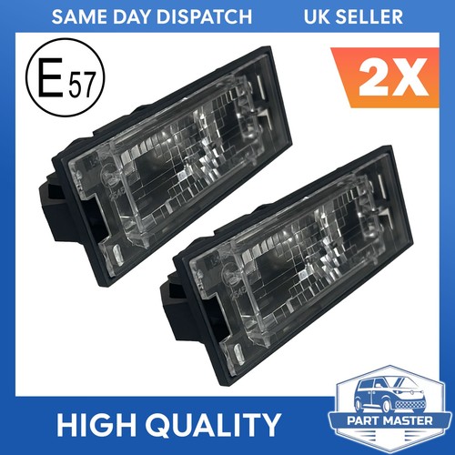 Rear number plate lights - rear,