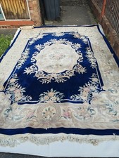 Vintage wool aubusson large - aubusson,