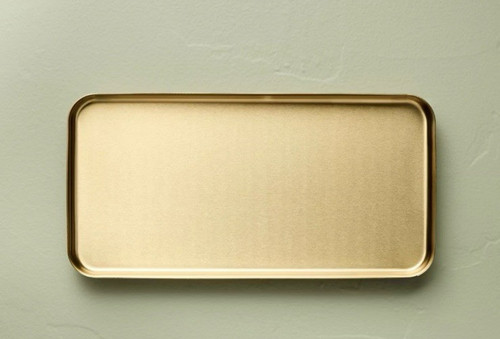 Brass cast tray hearth hand - brass,