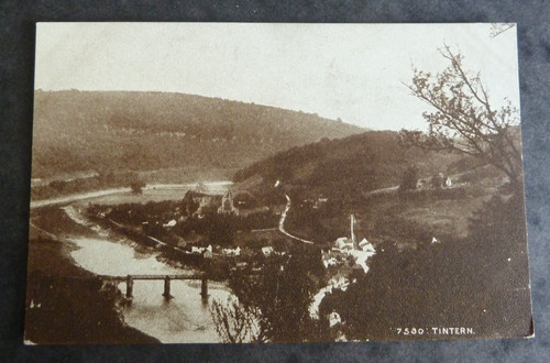 Tintern vintage postcard - tintern.,