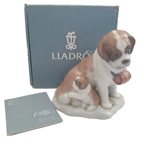 Lladro figurine dog puppy - puppy, st