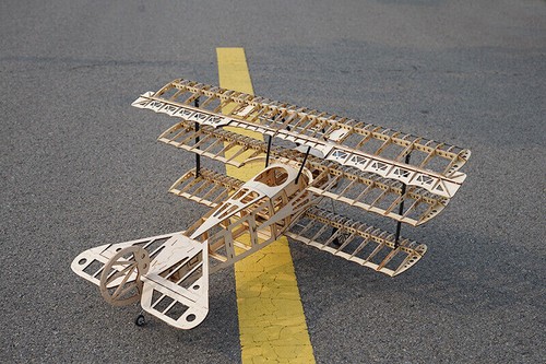 Fokker red baron wood - fokker,