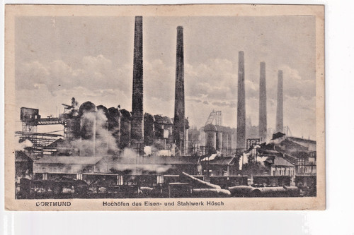 Postcard dortmund blast - dortmund,