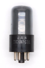 RCA JAN CRC 6N7GT/G Grey Glass Valve Tube NOS (V53)