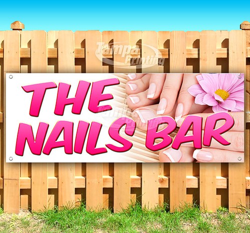 The nails bar advertising - the,
