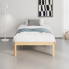 Bamboo Wood Single Bed Frame