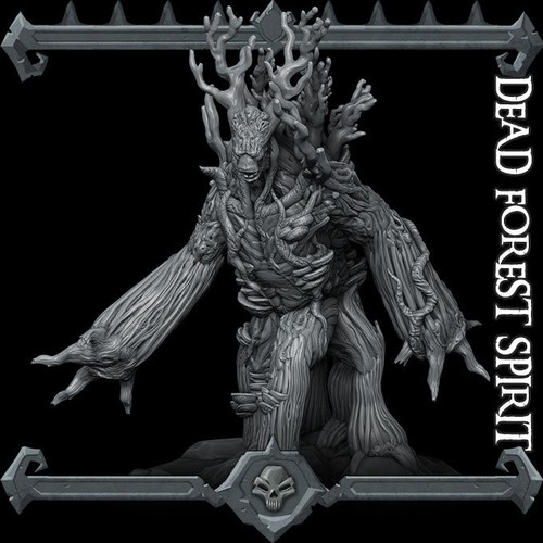 Dead forest spirit miniature - dead, spirit-