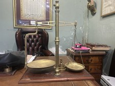 Antique Brass Balance Weighing