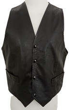 Real Leather Men's Waistcoat