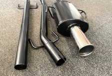 VAUXHALL ASTRA Mk4 COUPE PERFORMANCE EXHAUST SYSTEM 1998-2001 3" ROLLED OUT