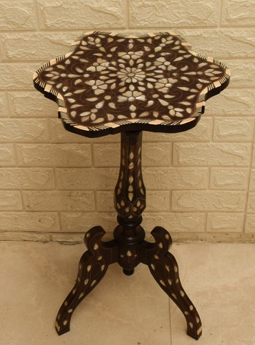 Intage 27in moroccan pedestal - 27in,