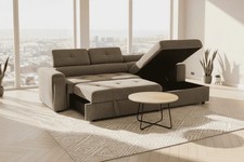 "Jeff" SOFA BED - Grey Fabric