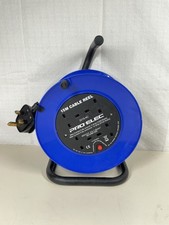 PRO ELEC PEL01275 4 Socket Mini Cable Reel Extension Lead, 15m