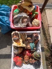 Trio Vintage Bossons Chalkware