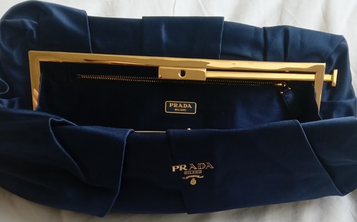 Navy prada silk - prada, in