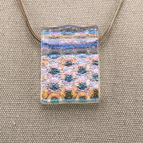 Iridescent pendant necklace - pendant,