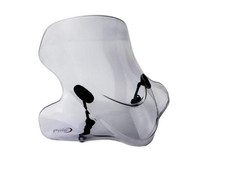 Puig City Touring Screen Windshield Light Smoke for Aprilia Leonardo 250 (99-01)