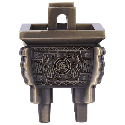 Small bronze ding incense - small,