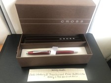 Cross Century 11 Translucent Plum Ballpoint Pen with Box & Newly Fitted Refill