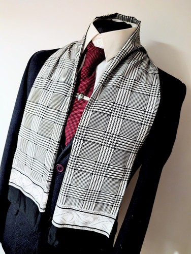 Men vintage dog tooth white - vintage,