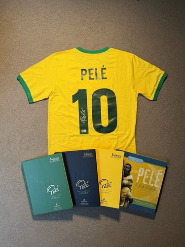 Pelé signed brazil - brazil, shirt