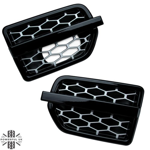 Side vents black - vents, black+silver