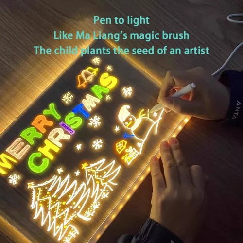Led acrylic light message - led,