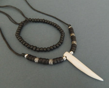 Wolf Tooth Pendant Necklace