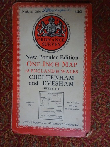 Old map cheltenham - map,