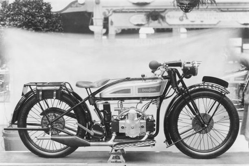 Douglas 350cc motorcycle on - ew,
