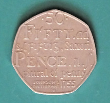 COIN 50 PENCE UK 250th