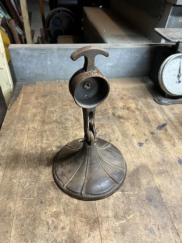 Antique old repurpose oil lamp - old,