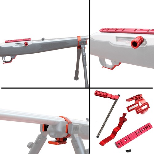 Red rifle accessories - rifle,