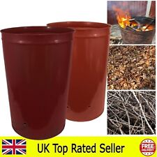 210 LITRE LARGE GARDEN BURNER/INCINERATOR/BONFIRE BIN FOR WOOD/RUBBISH/LEAVES