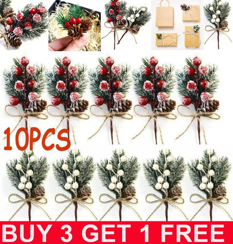 10x artificial pine branch - artificial,