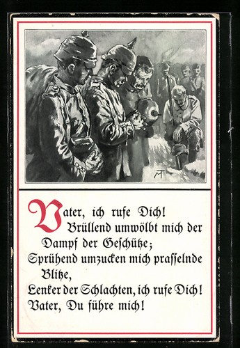 Postcard frontline soldiers - postcard:,