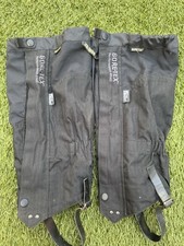 Trek Mates Black Goretex Waterproof Gaiters - Size S/M - Good Grade 1 - #B186