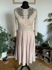 Zara Midi Dress Lace Chiffon