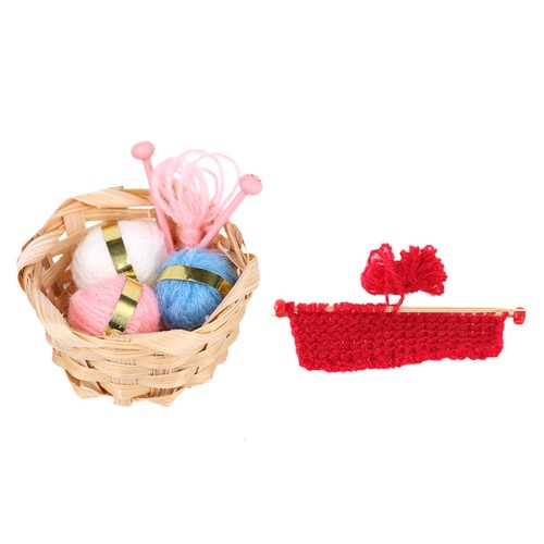 Mini knitted basket - mini,