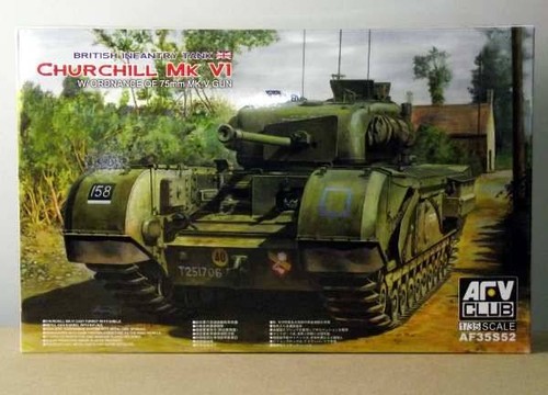 Afv club 35s52 churchill - club, 1/35