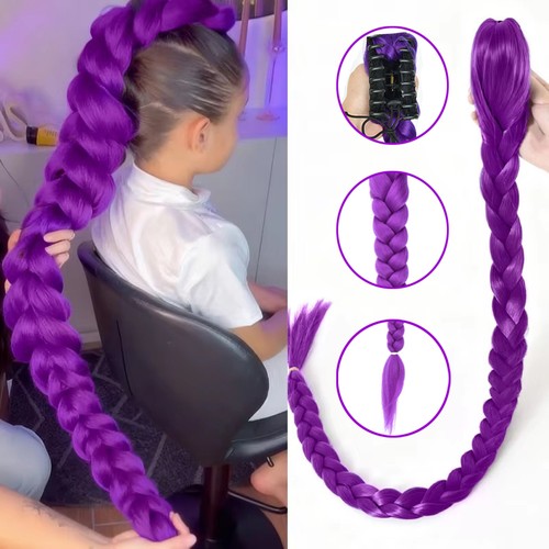 Long rumi hair purple - hair,