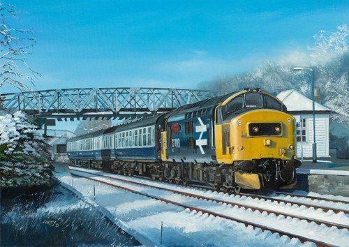 Class 37418 british rail - 37,