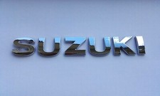 New Chrome 3D Self-adhesive Car Letters badge emblem sticker Spelling SUZUKI