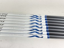 Matrix Ozik White Tie Iron Shaft Set (8) X4 60S Stiff Graphite 42”/0.370/13835