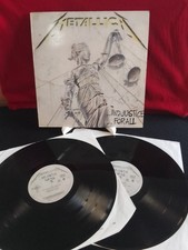 Metallica - And Justice For All Double Vinyl LP (Vertigo 1988) - SEE NOTES